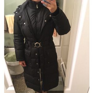 Laundry by Shelli Segal Hooded Maxi Puffer Coat